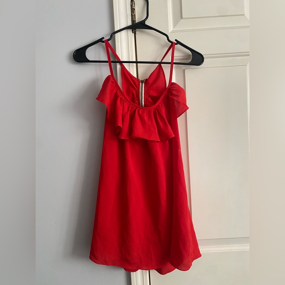 Red fancy top